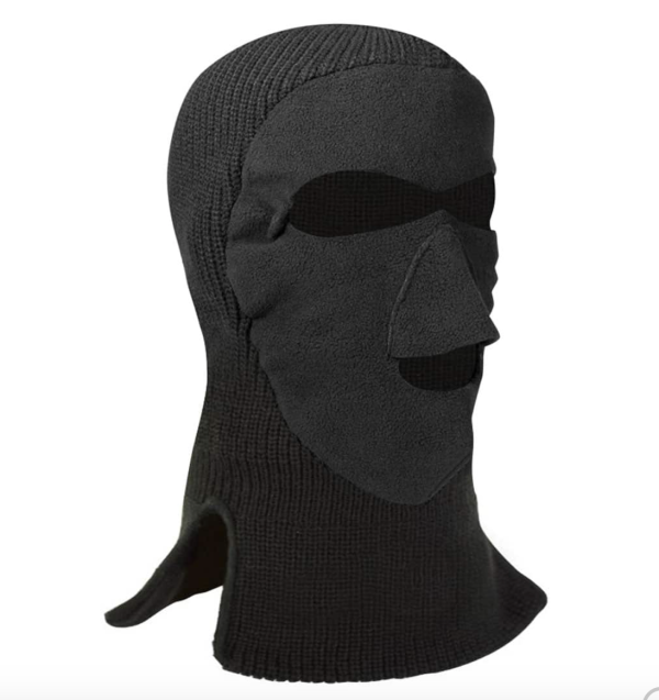 Jackfield Knitted Black Face Mask / Balaclava