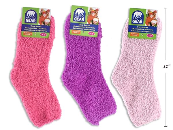 Youth Solid Color Cozy Socks