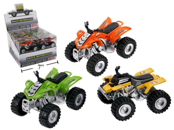 Die-Cast ATV with Pull Back Action