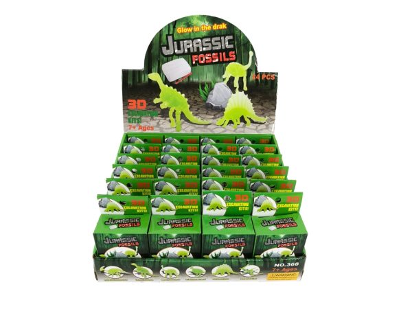 Glow-in-the-Dark Dinosaur Fossils 3D Puzzle