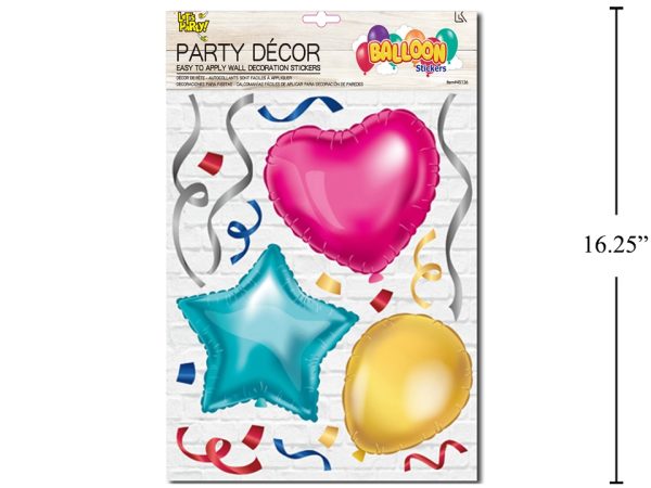 Wall Decor – Balloon Look Heart, Star & Balloon