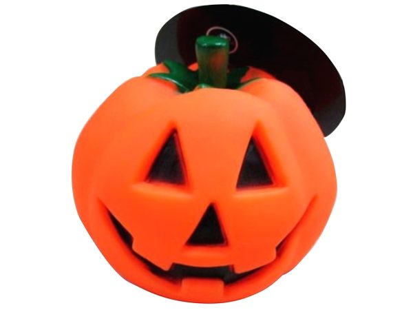 Halloween Vinyl Pumpkin Pet Toy