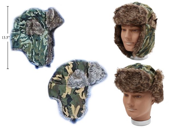 Adult Camouflage Aviator Hat