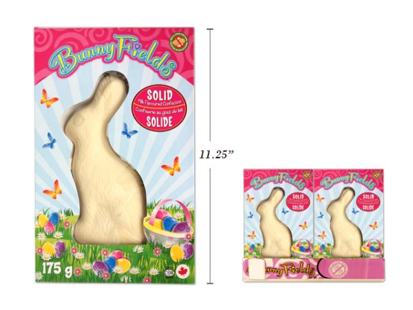 Easter Solid White Chocolate Bunny ~ 175 gram