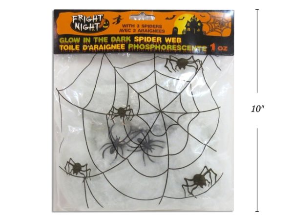 Halloween Glow-in-the-Dark Spider Web ~ 1oz