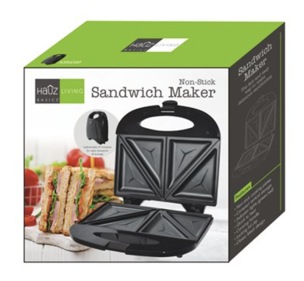 Nonstick Sandwich Maker ~ Black
