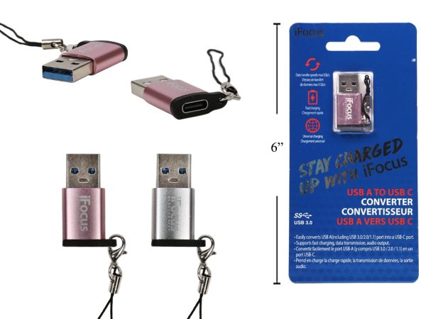 iFocus USB-A to USB-C Converter