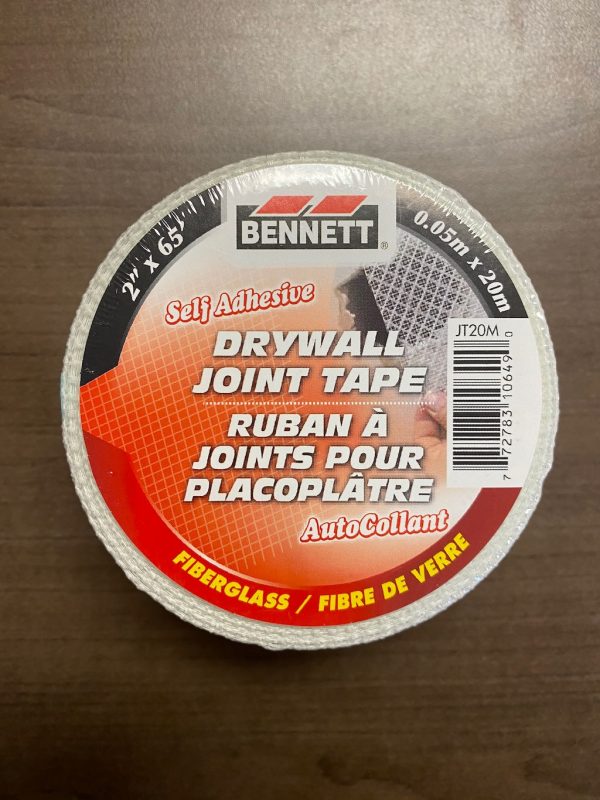 Bennett Self Adhesive Fiberglass Wall Repair Tape ~ 2″ x 65′