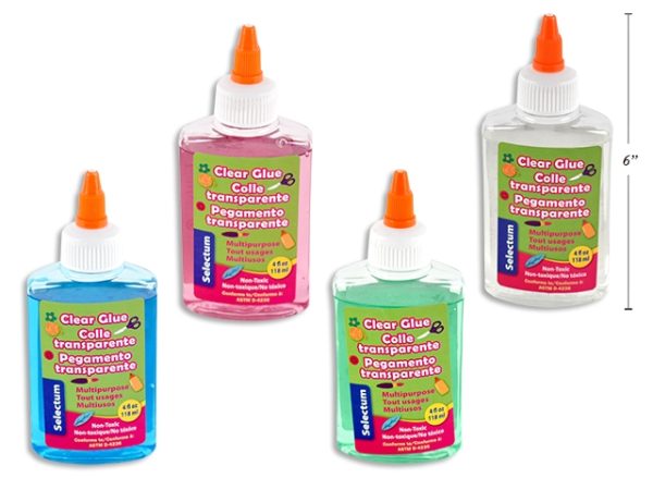 Selectum Clear Colored Liquid Glue ~ 118ml / 4oz