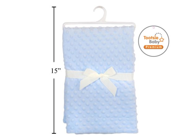 Tootsie Baby Soft Blanket with Dots ~ Blue