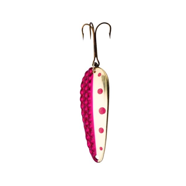 Lucky Strike Gem Lure – 1.25″ / 1/5oz ~ Gold Red