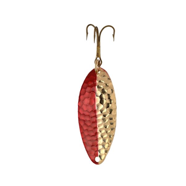 Lucky Strike Humper Lure 2″ / 1/3oz ~ Hammered Gold Red