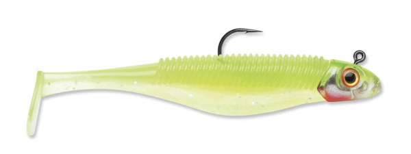 Storm 360GT Searchbait Shad – 4-1/2″ length, 7/16oz – 3 per pack ~ Chartreuse Ice