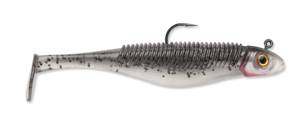 Storm 360GT Searchbait Shad – 4-1/2″ length, 7/16oz – 3 per pack ~ Smokin’ Ghost
