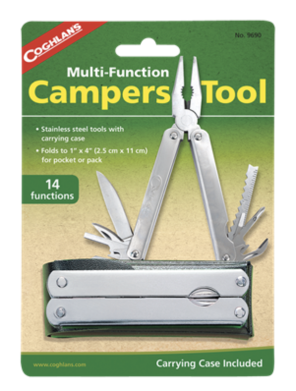 Coghlan’s Multi Function Camper’s Tool ~ 14 Functions