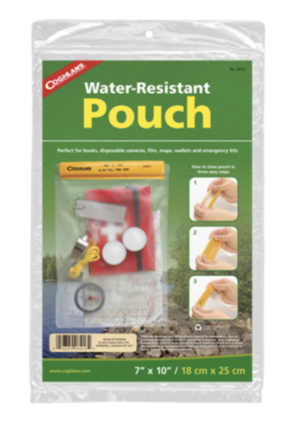 Coghlan’s Water Resistant Pouch ~ 7″ x 10″