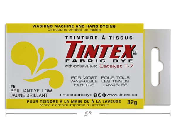 Tintex Fabric Dye – 32gr ~ Brilliant Yellow