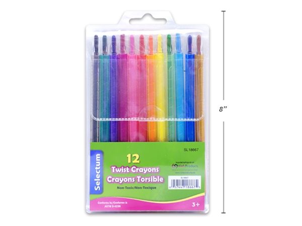Selectum Twist Crayons ~ 12 per pack