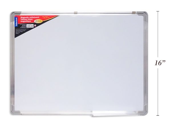 Selectum High Quality Magnetic Whiteboard with Aluminum Frame ~ 24″ x 18″