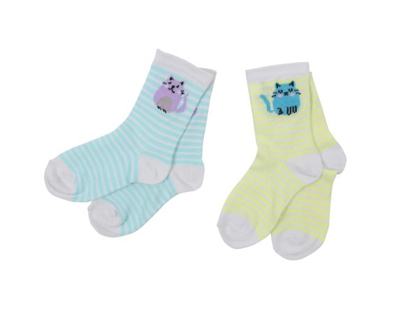 Toostsie Baby Kitty Non-Slip Socks ~ 12-24 months
