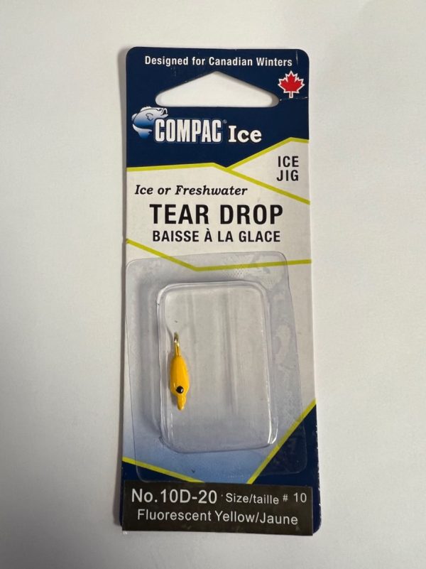 Tear Drops – Size 10 ~ Fluorescent Yellow