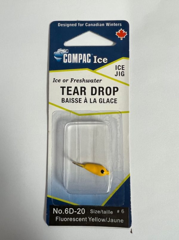 Tear Drops – Size 6 ~ Fluorescent Yellow