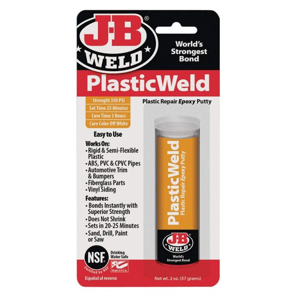 J-B Weld ~ Plastic Weld ~ 52ml stick