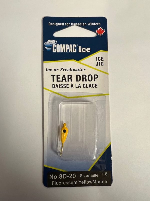 Tear Drops – Size 8 ~ Fluorescent Yellow