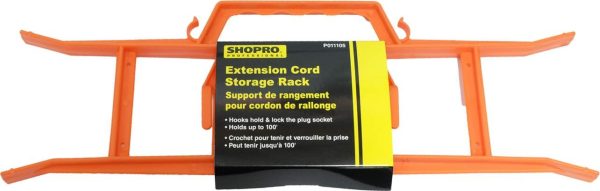 ShopPro Orange Power Cord Storage Rack
