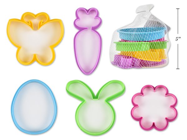 Easter Plastic Cookie Cutters ~ 3 per pack