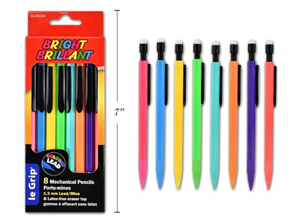 Selectum Mechanical Pencils with Colored Leads ~ 8 per pack