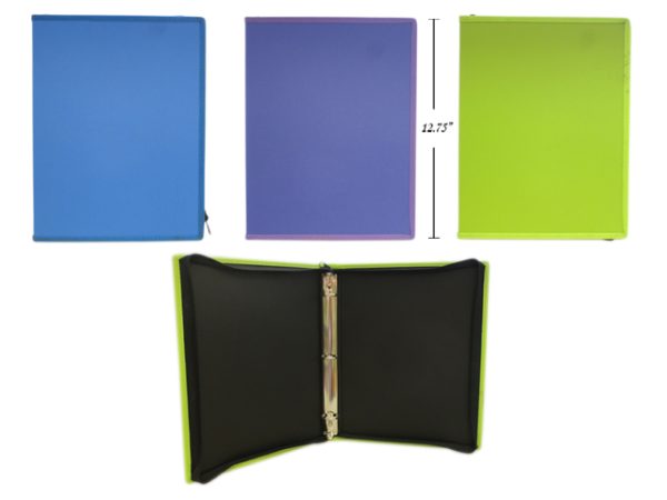 Selectum Binder with Zippered Cover ~ 1″