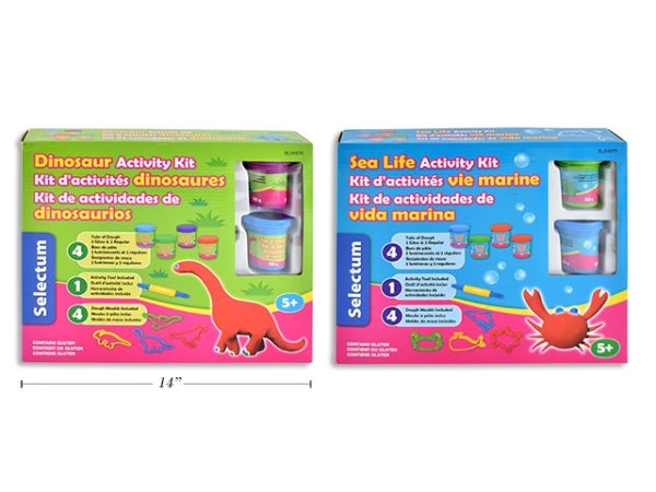 Selectum Clay Dough Sea Life / Dinosaur Activity Kit