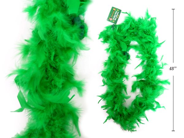 St. Patrick’s Day Feather Boa ~ 48″L