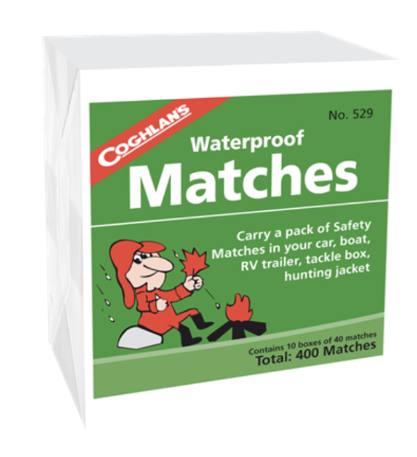 Coghlan’s Waterproof Matches ~ 10 packs