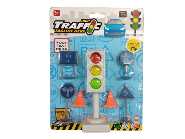 Light-Up Traffic Lights & Road Signs ~ Battery Operated