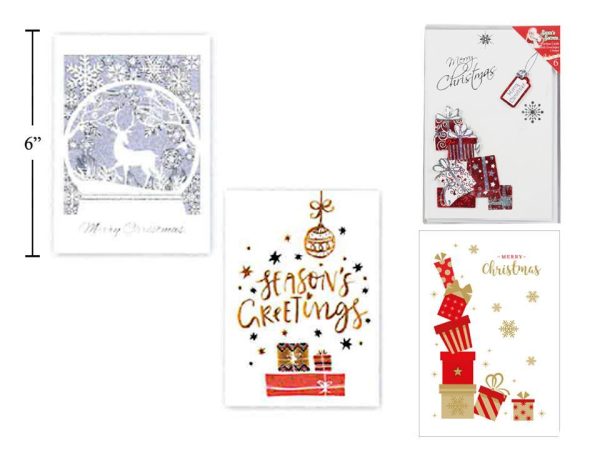 Christmas Cards – 3D Pop-Up with Envelopes ~ 6 per pack