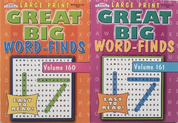 Large Print Great Big Word Finds