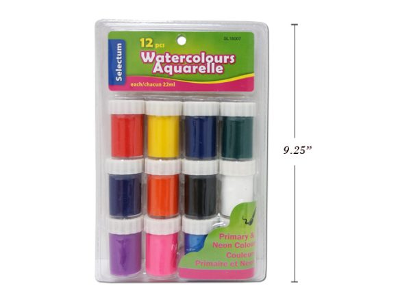 Selectum Paint – Primary & Neon Colors ~ 12 per pack