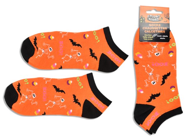 Halloween Adult Knitted Ankle Socks