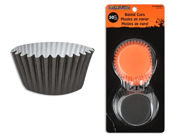Halloween 2″ Baking Cups Solid Color ~ 50 per pack