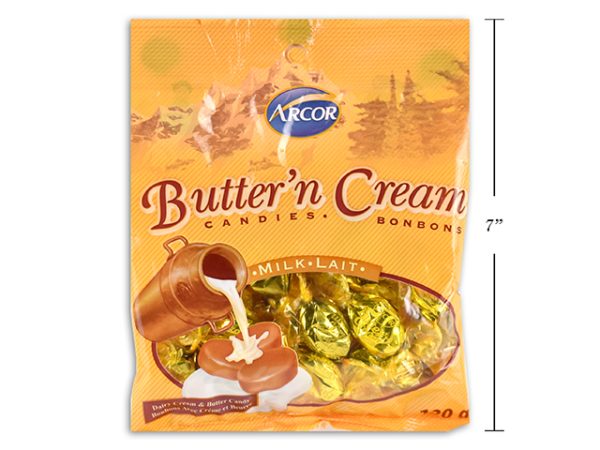 Arcor Butter N Cream Candies ~ 120gram bag