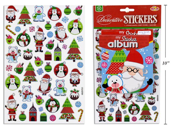 Christmas Laser Stickers & Album
