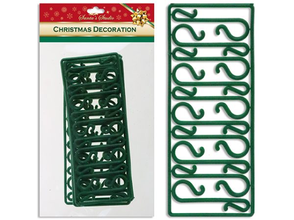 Christmas Plastic Ornament Hooks – 1.5″ ~ 50 per pack
