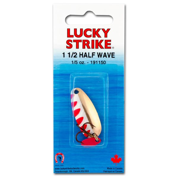 Lucky Strike Half Wave Lure 1.5″ ~ Gold