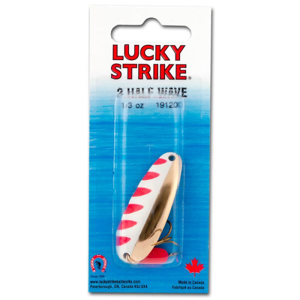 Lucky Strike Half Wave Lure 2″ ~ Gold