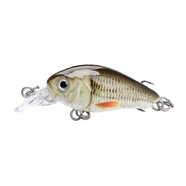 Lucky Strike Panfish Plug – 1.75″ ~ Green Bass