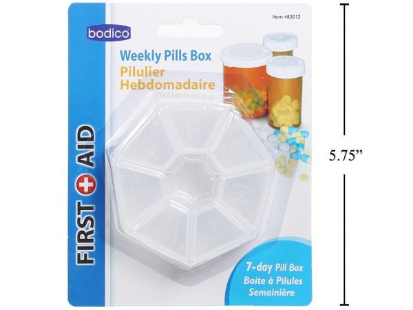 Bodico Weekly Pills Box ~ 3″