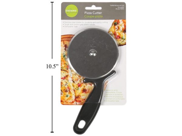 Luciano Stainless Steel Pizza Cutter ~ 4″ Dia Wheel