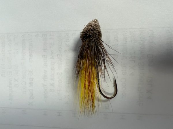 Normal Muddler with Red & Yellow Bucktail Wing Streamer